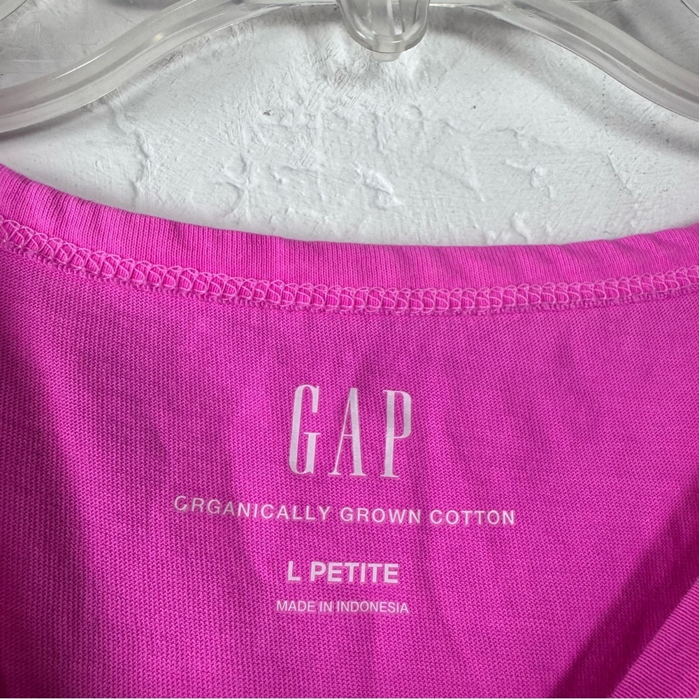 Gap Sweat Set 2 Piece Bright Neon Hot Pink Fleece Shorts Shirt Cotton Lounge - Picture 13 of 13